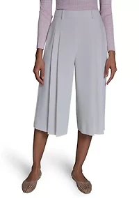 Women's Wide Leg Pleated Culottes