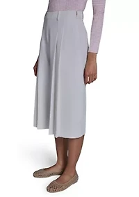 Women's Wide Leg Pleated Culottes