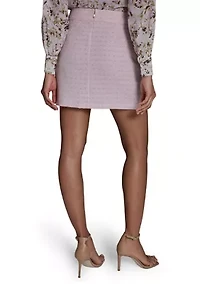 Women's Tweed Mini Skirt