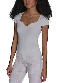 Women's Sweetheart Neckline Sweater