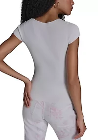 Women's Sweetheart Neckline Sweater