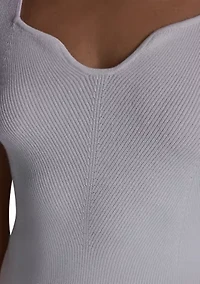 Women's Sweetheart Neckline Sweater