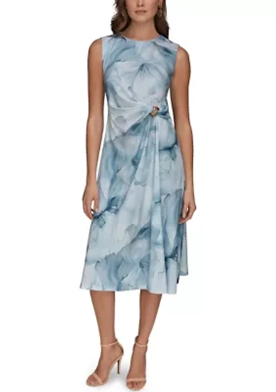 Women's Sleeveless Floral Dress