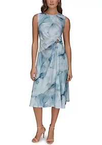 Women's Sleeveless Floral Dress