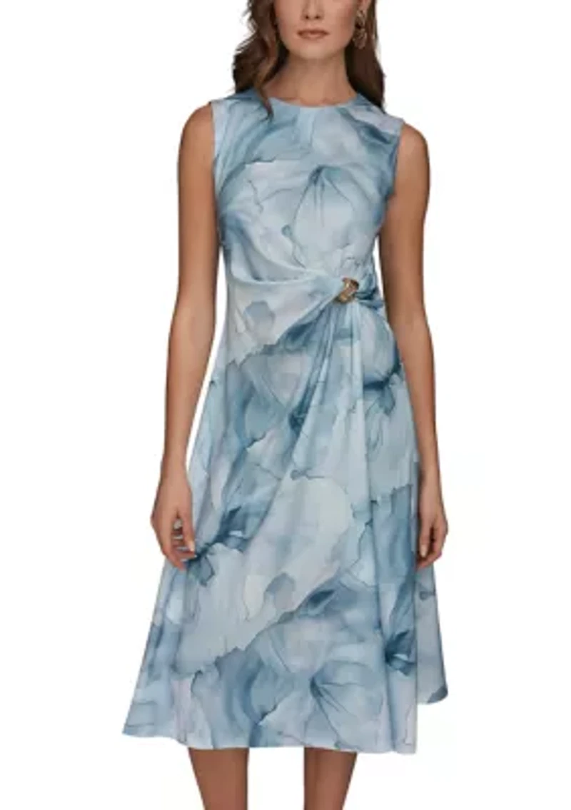 Women's Sleeveless Floral Dress