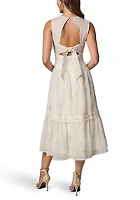 Women's Sleeveless Floral Tiered Dress