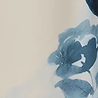 Women's V-Neck Empire Floral Midi Dress