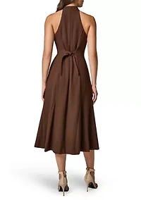 Women's Halter Neck Midi Dress