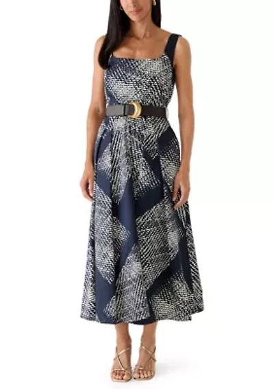 Women's Sleeveless Square Neck Dress