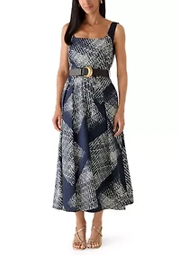 Women's Sleeveless Square Neck Dress