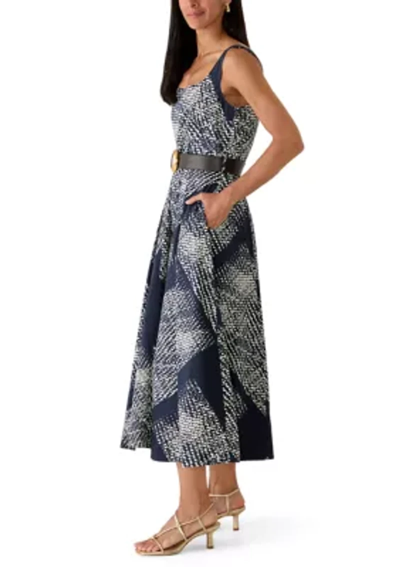 Women's Sleeveless Square Neck Dress