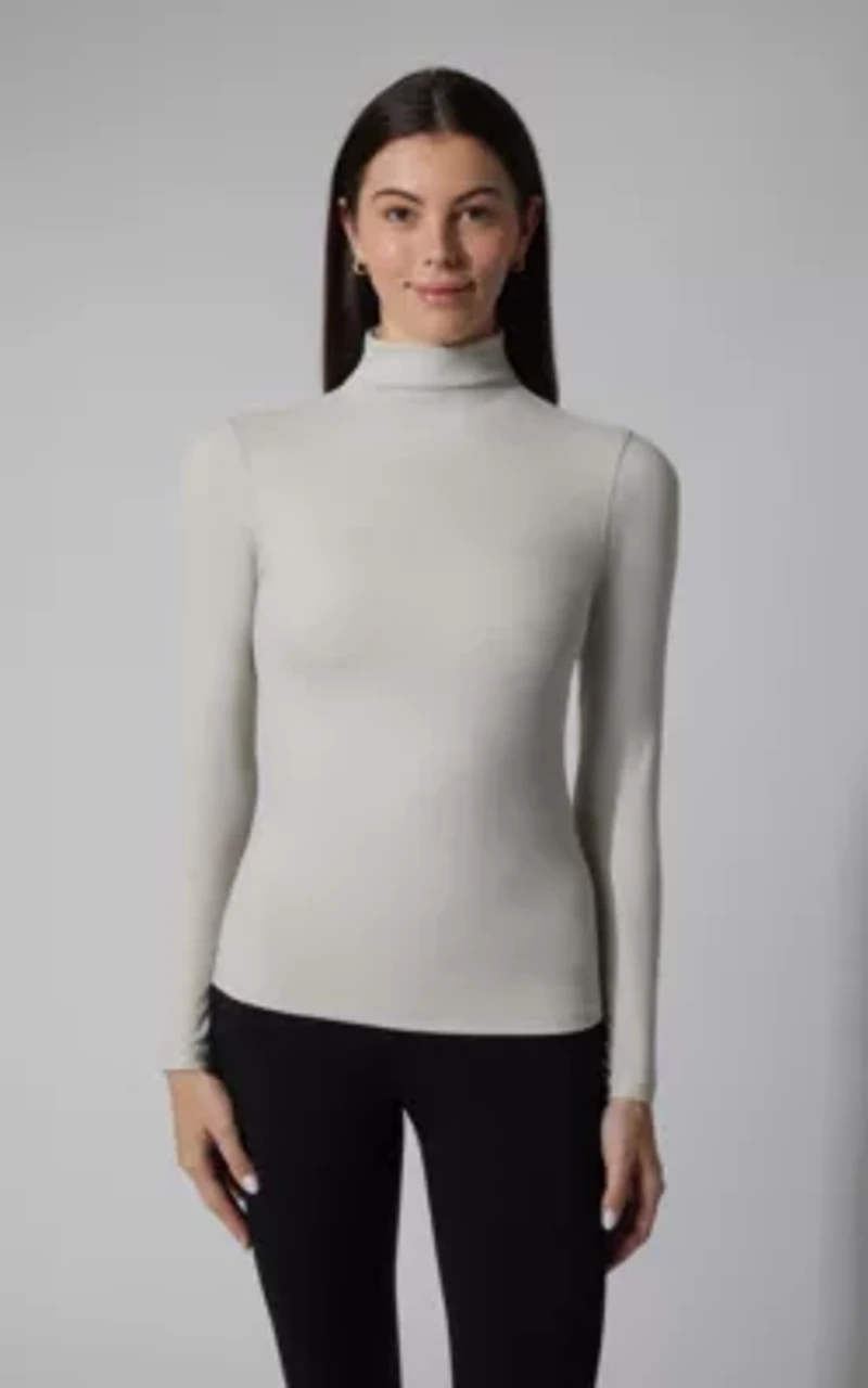 2 Pack Zenly Mock Neck Long Sleeve Top