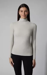 2 Pack Zenly Mock Neck Long Sleeve Top