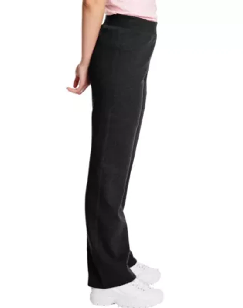 Hanes EcoSmart Women's Fleece Sweatpants with Open Bottom Legs, 30"