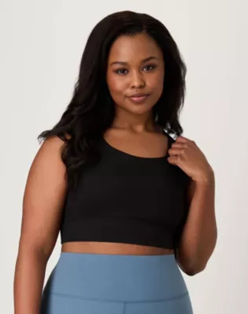 Moves Women's Crop Sports Bra, Racerback