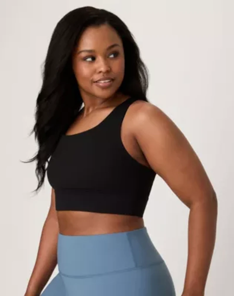 Moves Women's Crop Sports Bra, Racerback