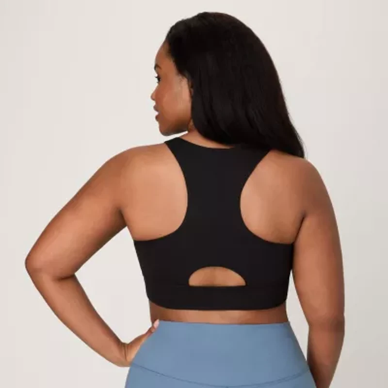 Moves Women's Crop Sports Bra, Racerback