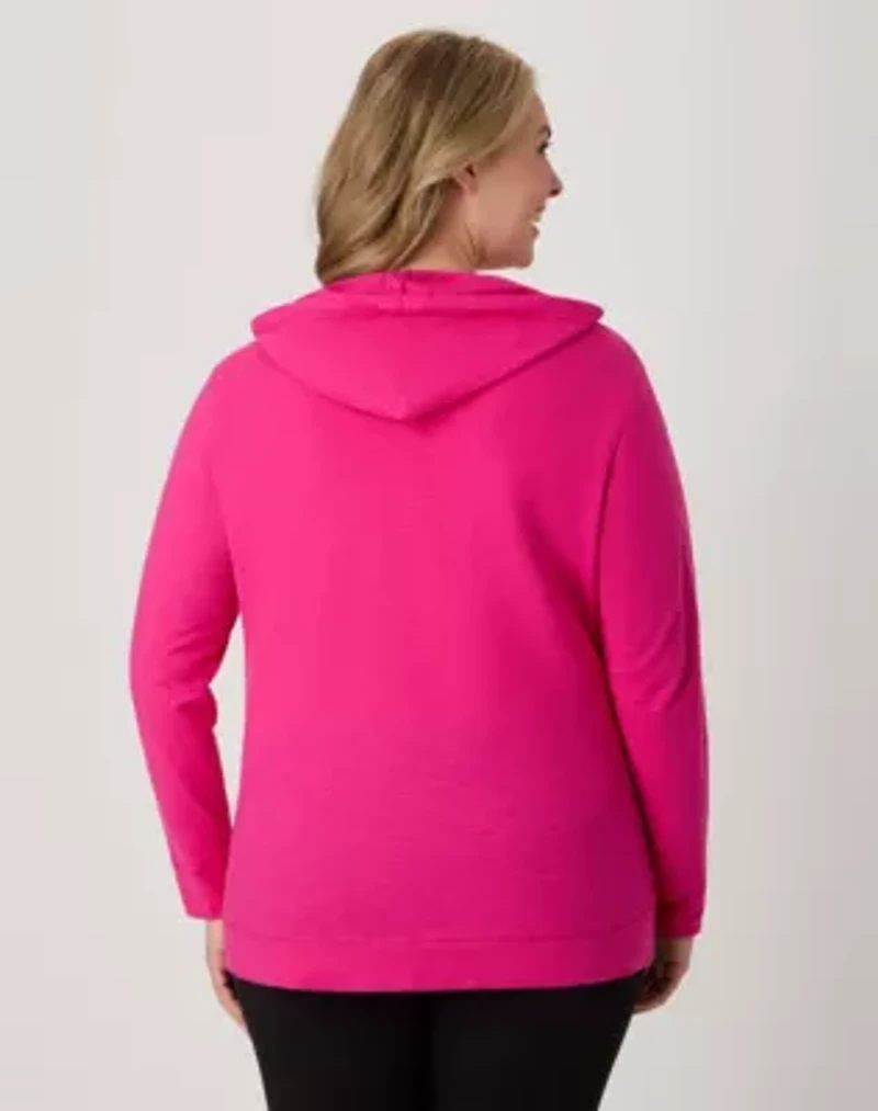 Women's Slub Jersey Full Zip Hoodie