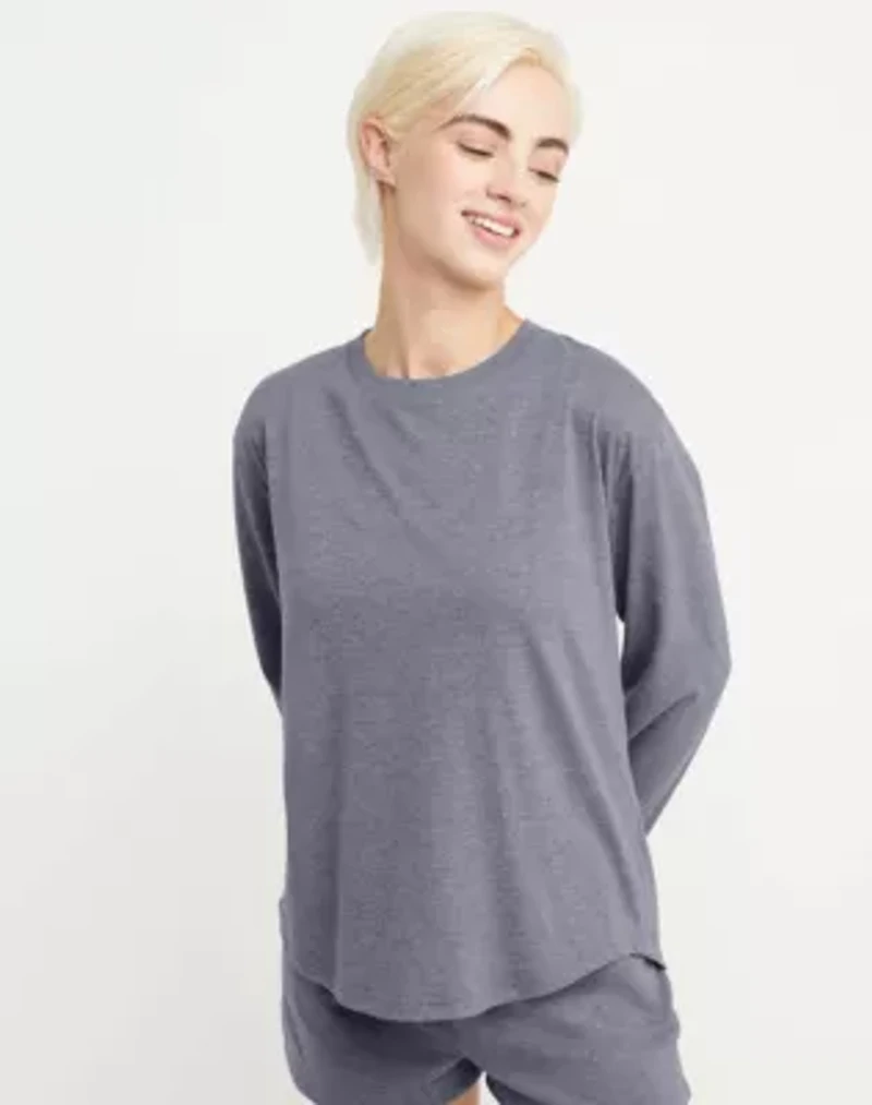 Originals Tri-Blend Women's Long Sleeve T-Shirt, Relaxed Fit