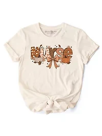 Nurse Coquette Autumn T-Shirt, Tee for Healthcare Heroes