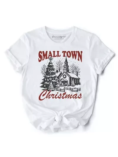 Small Town Christmas Vintage T‑Shirt