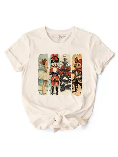 Ballet and Nutcracker Vintage Holiday Tee