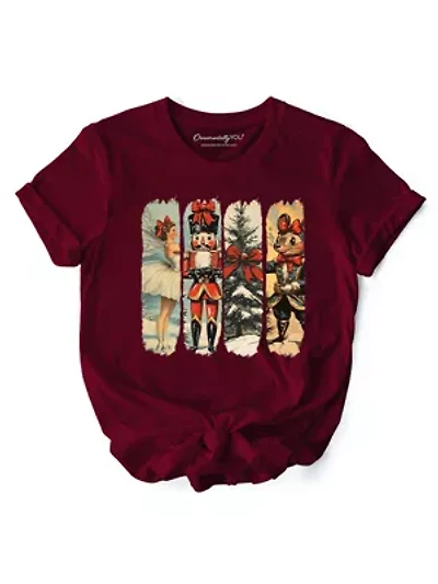 Ballet and Nutcracker Vintage Holiday Tee