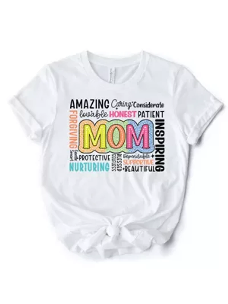 Inspirational Mom Life T-Shirt, Stylish Casual Women's Tee