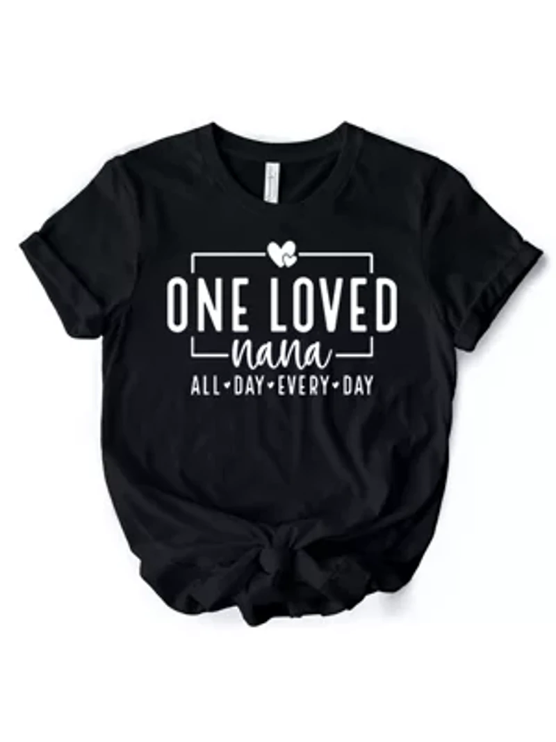 One Loved Nana Tee Gift for Grandma