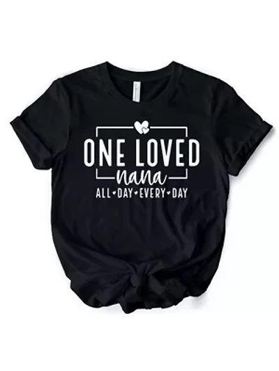 One Loved Nana Tee Gift for Grandma