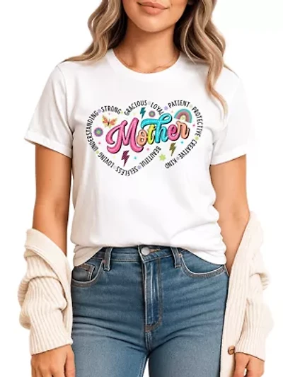 Inspiring Words for Mothers Heart T-Shirt Strong Women