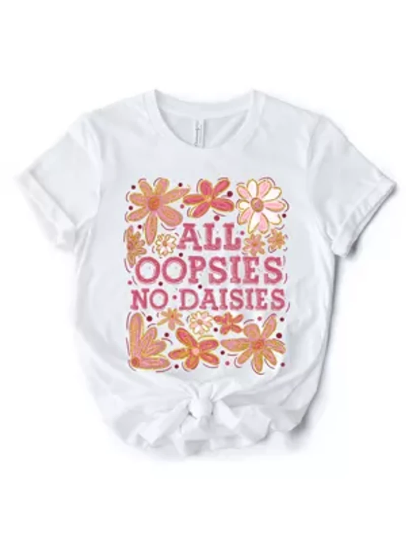 All Oopsies No Daisies Boho Floral T-Shirt