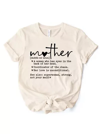 Funny Mom Definition T-Shirt for Strong and Real Mothers