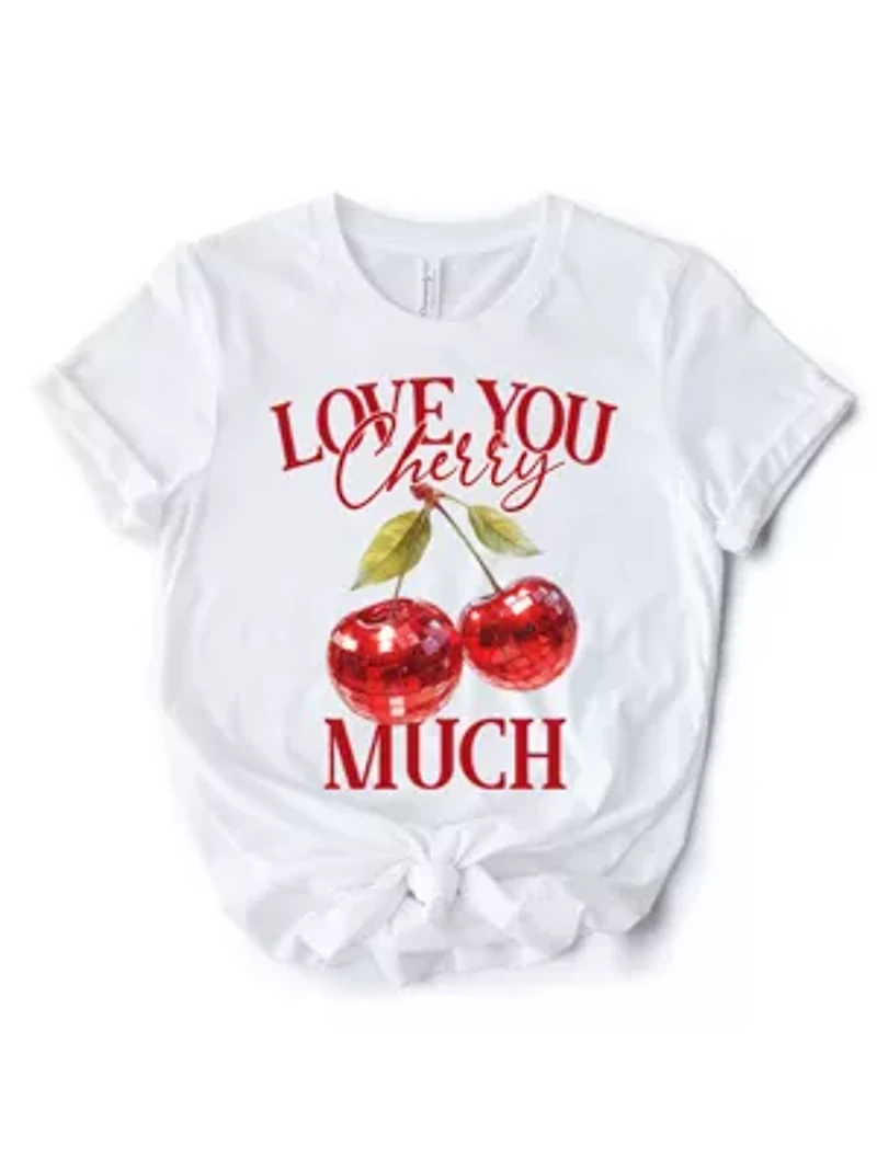 Love You Cherry Much Retro Disco Tee