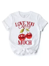 Love You Cherry Much Retro Disco Tee