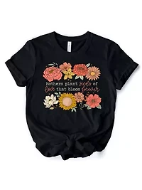 Seeds of Love Mama Floral T-Shirt for Sentimental Mothers