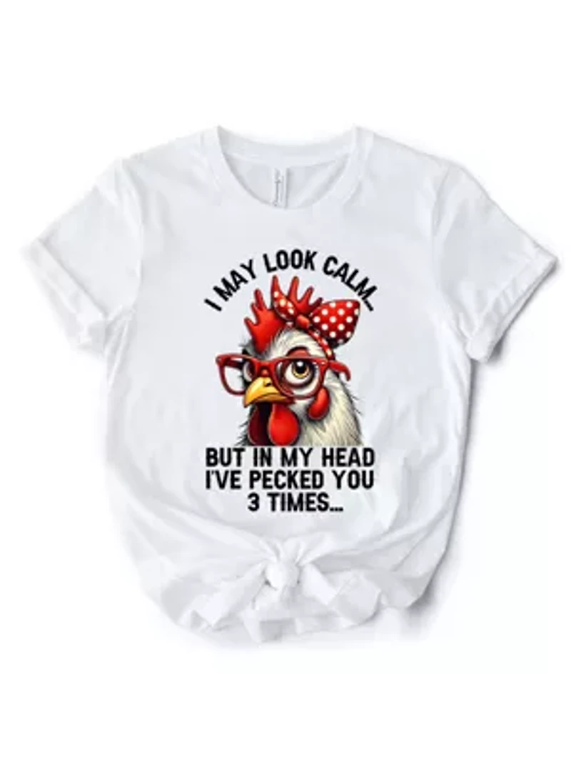 Pecking Chicken Tee for Sassy Women