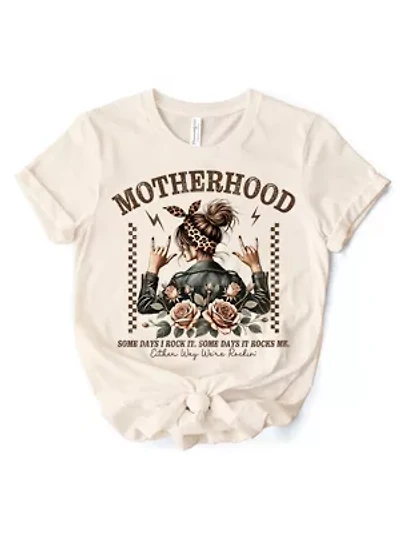 Motherhood Mama Rock T-Shirt