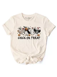 Chick or Treat Spooky Halloween T-Shirt