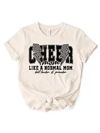 Cheer Mom Lightning T-Shirt for Proud Sports Mothers