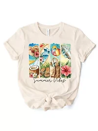 Summer Vibes Beach Radiant Tee