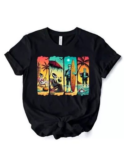 Frankenstein's Beach Vacation Tee
