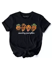Country Pumpkin Rustic Tee for Autumn Season
