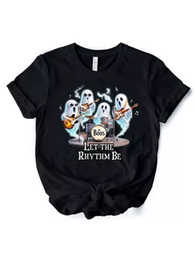 Let the Rhythm Be Ghost Band Whimsical Music Tee