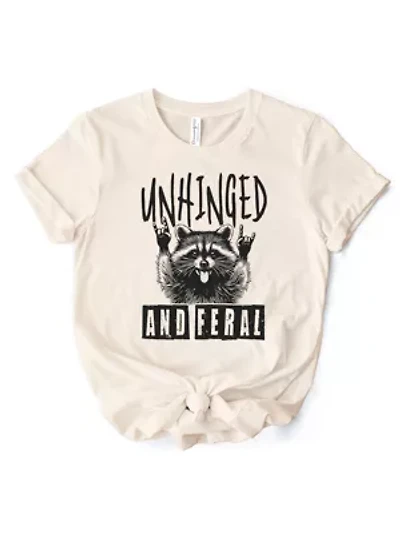 Unhinged and Feral Raccoon T-Shirt