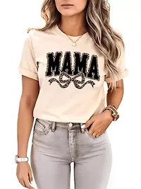 Leopard Mama Tee for Trendy Moms