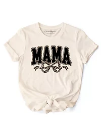 Leopard Mama Tee for Trendy Moms
