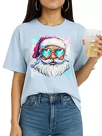 Merry Christmas Santa Sunglasses Tee