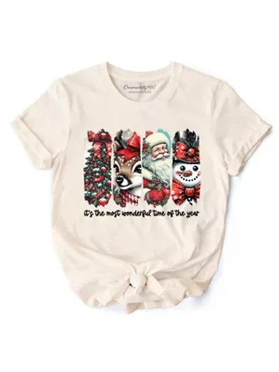 It's Most Wonderful Time Of The Year Vintage Christmas Tee