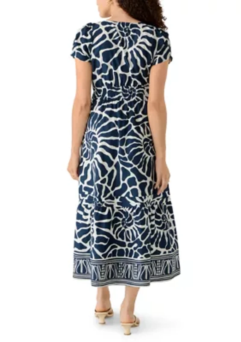 Petite V-Neck Maxi Dress